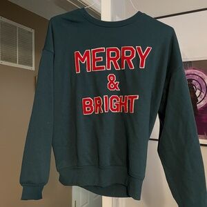 Beach Riot Merry and Bright Crew Neck